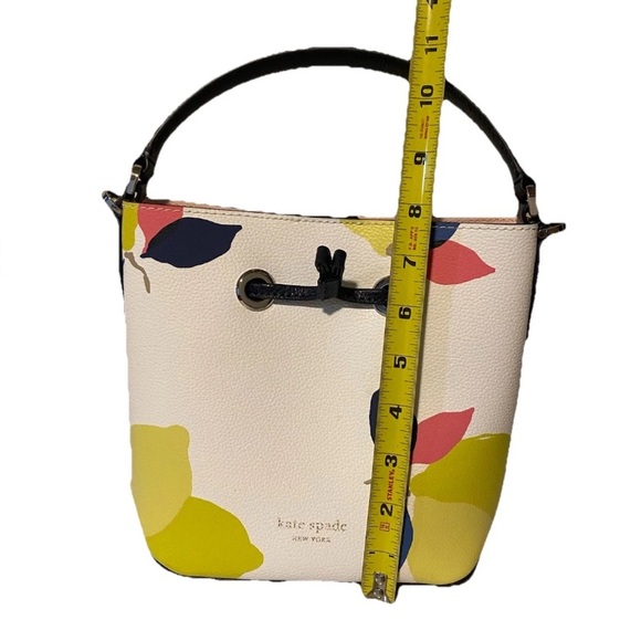 Kate Spade Eva Lemon Zest Small Bucket Crossbody Bag & Cameron Large Wallet Set - Picture 8 of 12